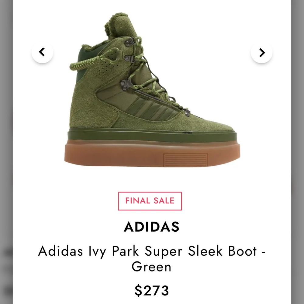 Adidas Ivy Park x Wmns Super Sleek Boot 'Halls Of Ivy'
